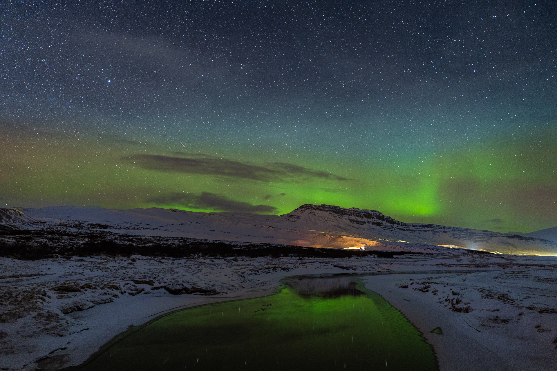 Aurora boreal a Bifröst, Islàndia